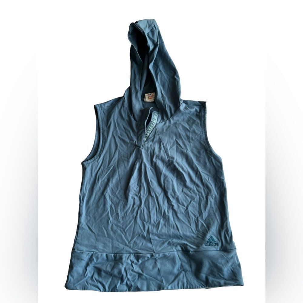 Adidas sleeve hoodie tank